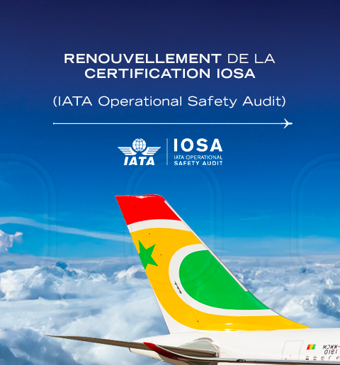 RENOUVELLEMENT DE LA CERTIFICATION IOSA