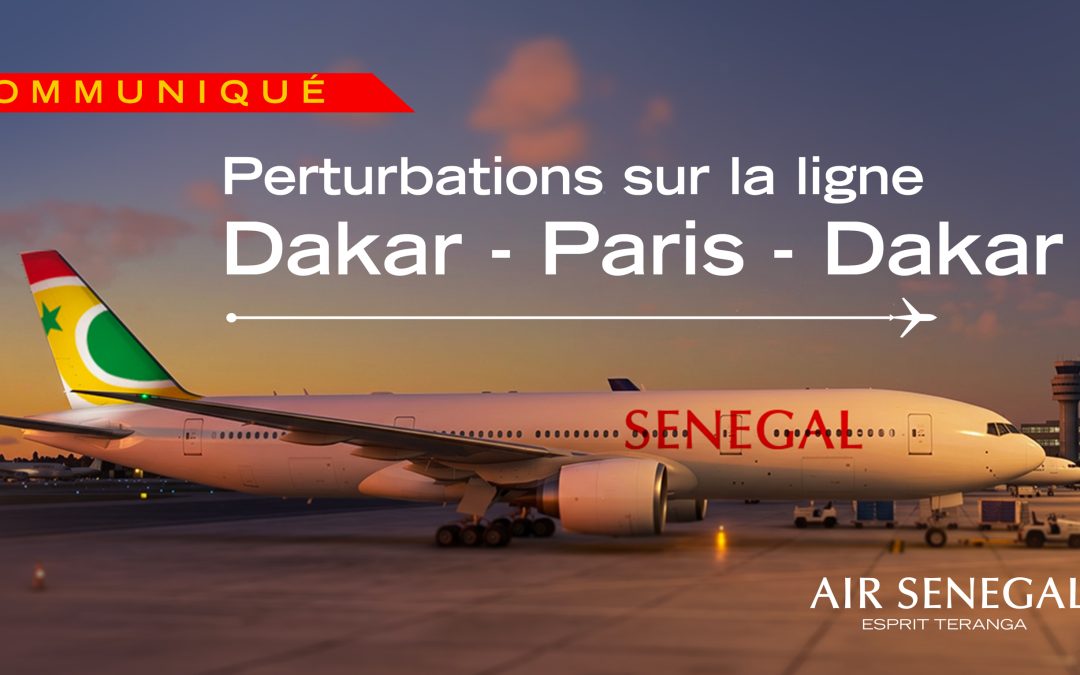 Perturbations sur la ligne Dakar – Paris – Dakar